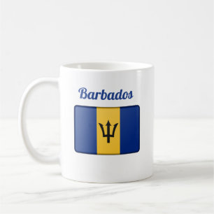 Barbados Flag Coffee Mok