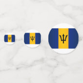 Barbados Flag Confetti (Voorkanten)