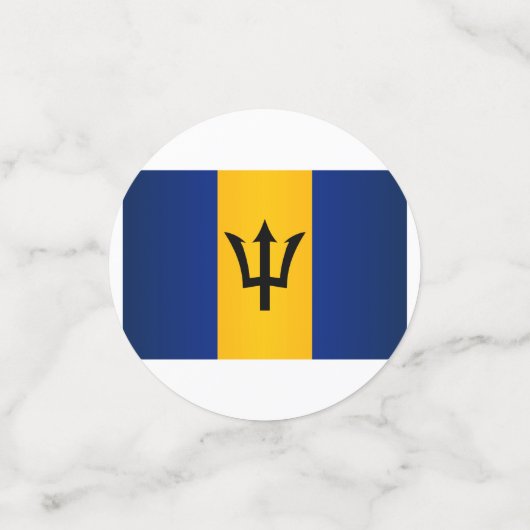 Barbados Flag Confetti (Kleine voorkant)