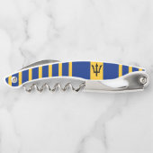 Barbados Flag Corkschroef Kurkentrekker (Achterkant)