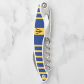 Barbados Flag Corkschroef Kurkentrekker (Achterkant)