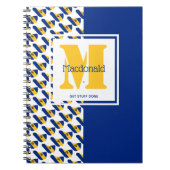 BARBADOS Flag Custom Monogram KRIJGT STUFF GEDAAN Notitieboek (Voorkant)