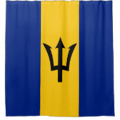 Barbados Flag Douchegordijn (Voorkant)