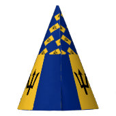 Barbados Flag Feesthoedjes (Achterkant)
