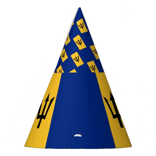 Barbados Flag Feesthoedjes (Links)