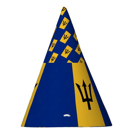 Barbados Flag Feesthoedjes (Rechts)
