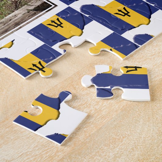 Barbados Flag | Foto Legpuzzel (Zijkant)