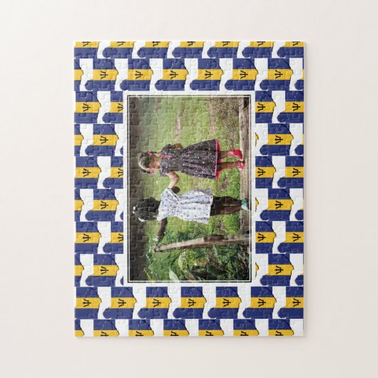 Barbados Flag | Foto Legpuzzel (Verticaal)