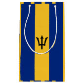 Barbados Flag Gift Bag Klein Cadeauzakje (Voorkant)