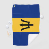 Barbados Flag & golf Barbados/sportBridgetown Golfhanddoek (Insitu)