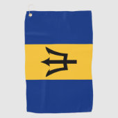 Barbados Flag & golf Barbados/sportBridgetown Golfhanddoek (Voorkant)