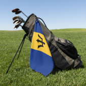 Barbados Flag & golf Barbados/sportBridgetown Golfhanddoek (Groen)