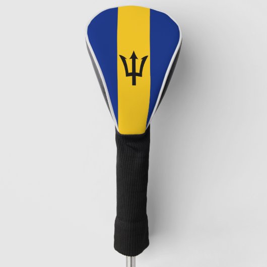 Barbados Flag Golfheadcover (Voorkant)
