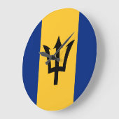 Barbados Flag Grote Klok (Hoek)