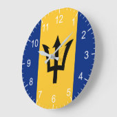 Barbados Flag Grote Klok (Hoek)