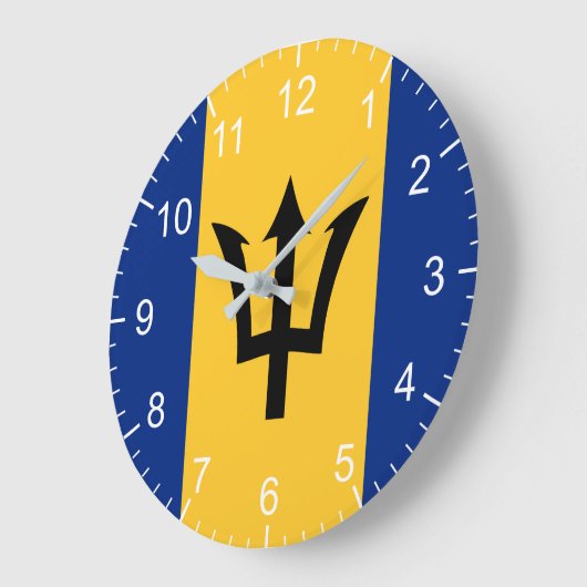 Barbados Flag Grote Klok (Hoek)
