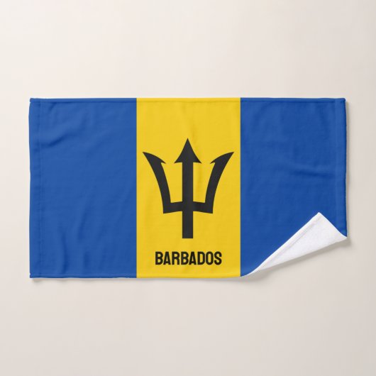 Barbados Flag Handdoek (Handdoek)
