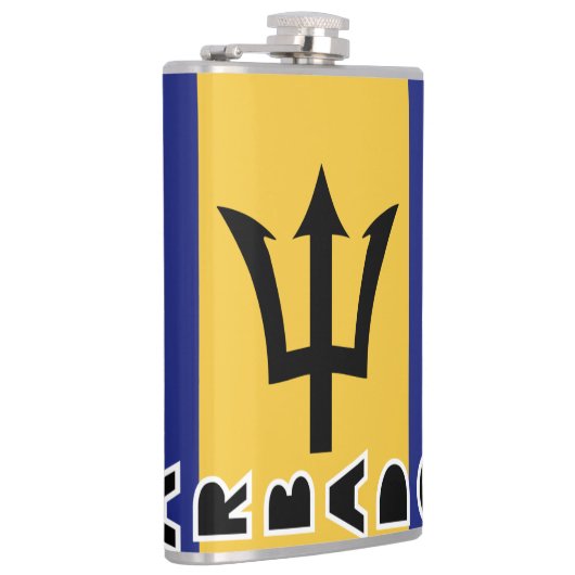 Barbados Flag Heupfles (Rechts)