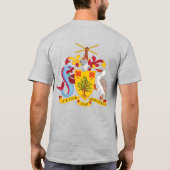 Barbados Flag Independence Celebration T-shirt (Achterkant)