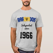 Barbados Flag Independence Celebration T-shirt (Voorkant)