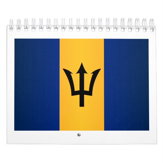 Barbados Flag Kalender (Hoes)