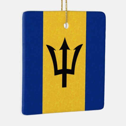 Barbados Flag Keramisch Ornament (Rechts)