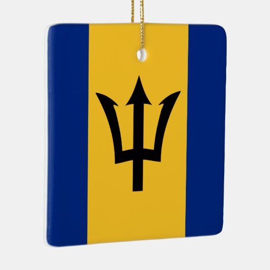 Barbados Flag Keramisch Ornament (Rechts)