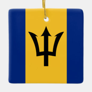 Barbados Flag Keramisch Ornament