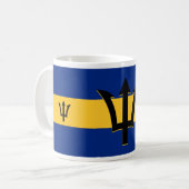 Barbados Flag Koffiemok (Voorkant links)