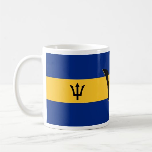 Barbados Flag Koffiemok (Links)