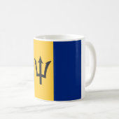 Barbados Flag Koffiemok (Voorkant rechts)
