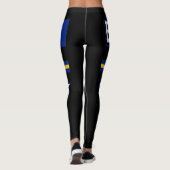 Barbados Flag Leggings (Achterkant)
