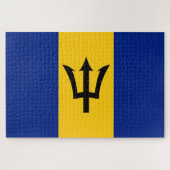 Barbados Flag Legpuzzel (Horizontaal)
