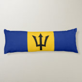 Barbados Flag Lichaamskussen (Achterkant)