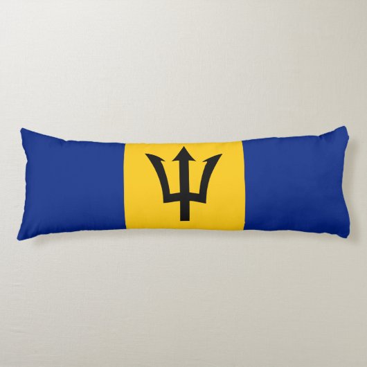 Barbados Flag Lichaamskussen (Voorkant)