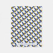 Barbados Flag | LOVE HOESJES SIN | CHRISTELIJK Fleece Deken (Voorkant)