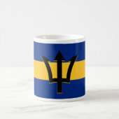 Barbados Flag Magische Mok (Center)