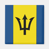 Barbados Flag Magneet (Voorkant)