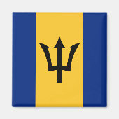 Barbados Flag Magneet (Voorkant)