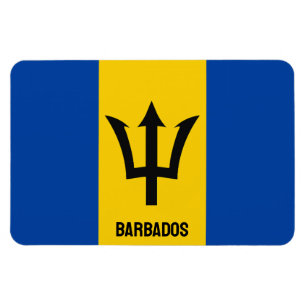 Barbados Flag Magneet