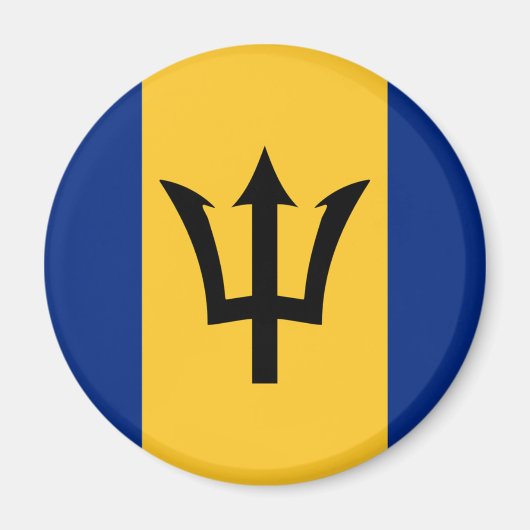 Barbados Flag Magneet (Voorkant)