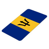 Barbados Flag Magneet (Linkerzijde)