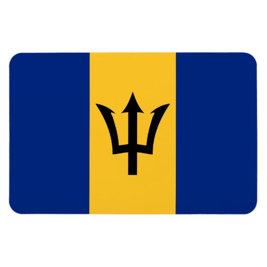 Barbados Flag Magneet (Horizontaal)