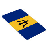 Barbados Flag Magneet (Rechterzijde)