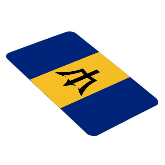 Barbados Flag Magneet (Rechterzijde)