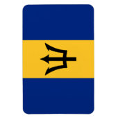 Barbados Flag Magneet (Verticaal)