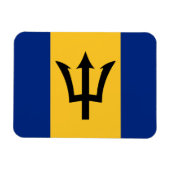 Barbados Flag Magneet (Horizontaal)