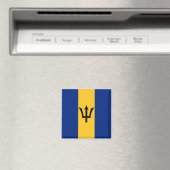 Barbados Flag Magnet (Insitu (Vaatwasser))