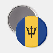 Barbados Flag Magnet (Voorkant / Achterkant)