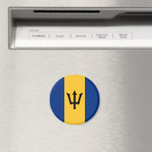 Barbados Flag Magnet (Insitu (Vaatwasser))